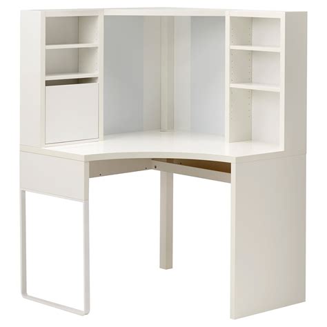 MICKE Corner workstation White 100x142 cm   IKEA