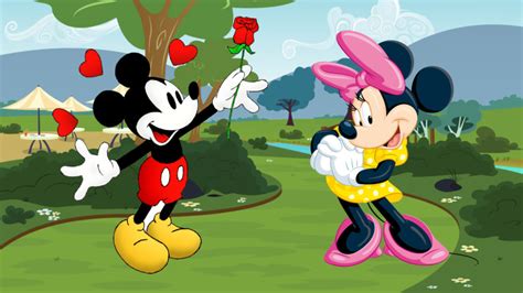 Mickey And Minnie Mouse Love Couple Wallpaper Hd 2560x1440