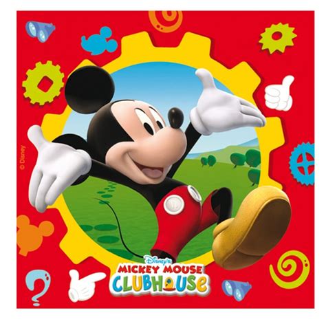 Mickey Mouse Clubhouse Luncheon Napkins   from All You ...