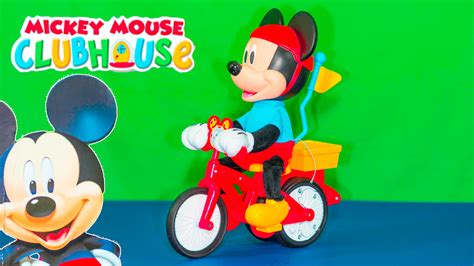 MICKEY MOUSE CLUBHOUSE Stunt Wheelie Video Toy Review ...