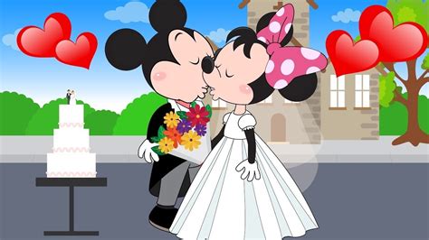 Mickey Mouse Gets Married Minnie Mouse   Mickey Mouse and ...