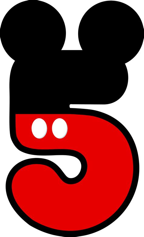 Mickey Mouse Number 2 Clipart | www.imgkid.com   The Image ...