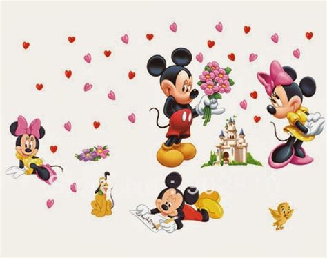 Mickey Mouse Y Minnie Mouse Enamorados Con Frases