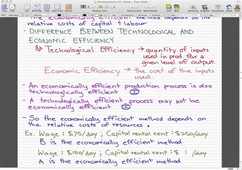 Microeconomics   107: Technology and Economic Efficiency ...