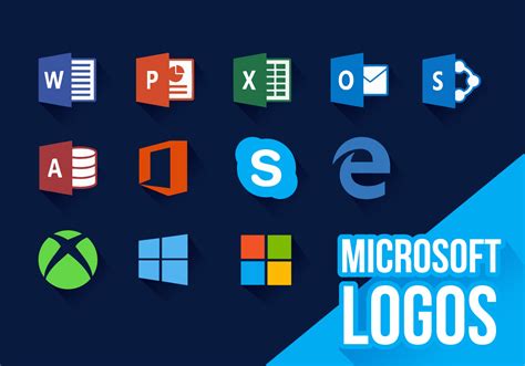 Microsoft Icons New Logos Vector   Download Free Vector ...