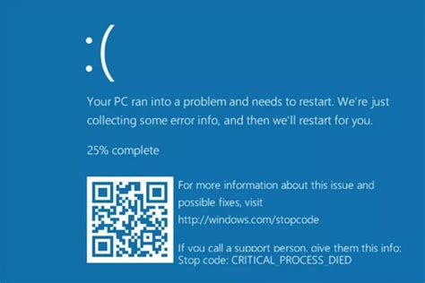 Microsoft integrates QR codes to Windows 10 BSOD