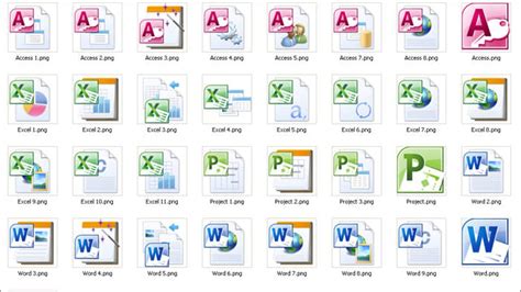 Microsoft Office 2010 IconPack   Download