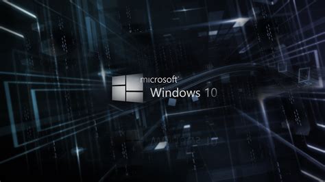 Microsoft Windows 10 logotipo, fundo 3D Papéis de Parede ...