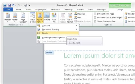 microsoft word   How to create a footer with a chapter ...