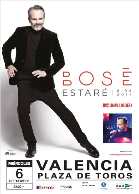 Miguel Bosé concierto en Valencia/ Hello Valencia La Guía ...