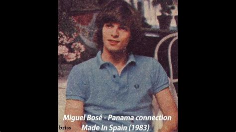 Miguel Bosé   Panama connection 1983   YouTube