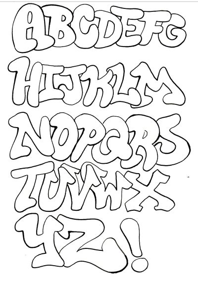 Migz Art: Drawing 102... graffiti letters