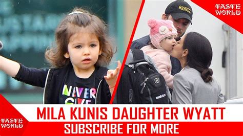 MILA KUNIS ADORABLE DAUGHTER   2017 [WYATT ISABELLE ...