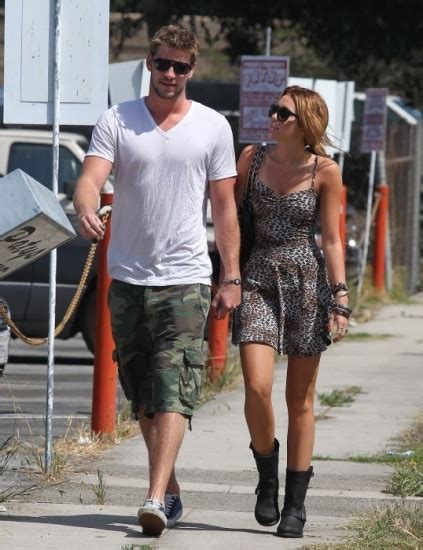 Miley Cyrus y su novio actual Liam Hemsworth | Fotos ...