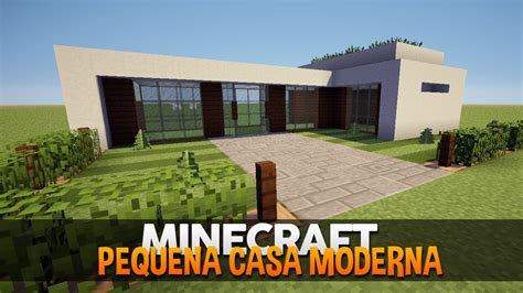 Minecraft: Construindo uma Pequena Casa Moderna 4   YouTube