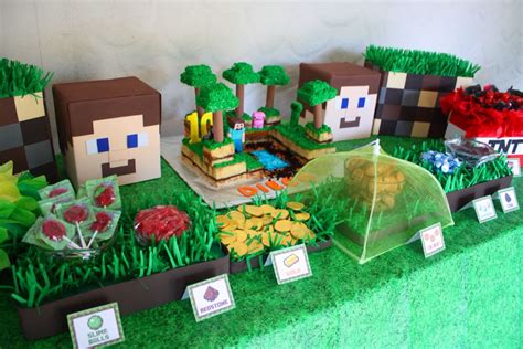 Minecraft Decoracion cumpleaños | Fiestas infantiles ...