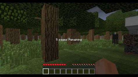 minecraft slender map all 8 pages collected  +map/mod ...