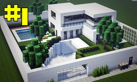 Minecraft Tutorial   Casa Moderna Completa •MANYACRAFT ...
