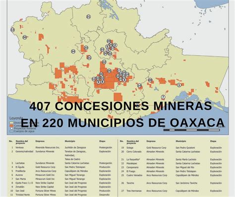 Minería y despojo: Existen 407 concesiones distribuidas en ...