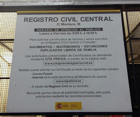 Ministerio de Justicia y Registro Civil Central   Blog ...