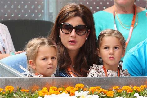 Mirka Federer with her two daughters   ABC News ...