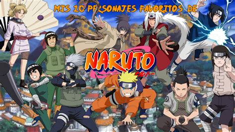 Mis 10 personajes favoritos de  Naruto    Zona Boom