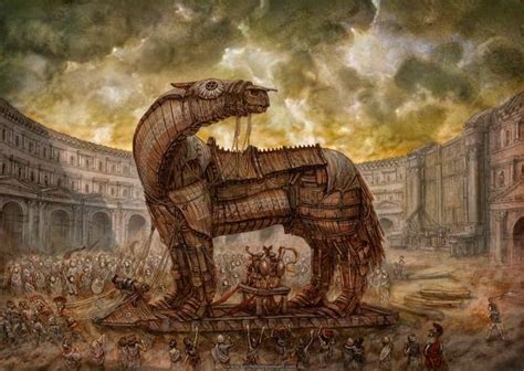 MITOLOGÍA PARA NIÑOS: Ulises y el caballo de Troya ...