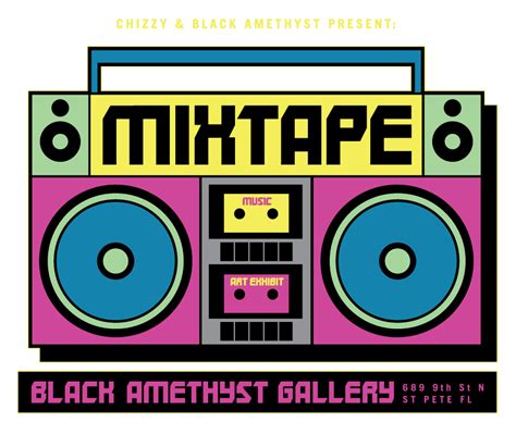 MIXTAPE ART EXHIBIT | CHIZZY x Black Amethyst Gallery ...