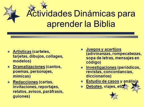 Modelo No 1 La Biblia Dinamicas Y Juegos | modelo no 1 la ...