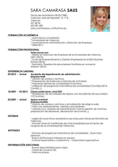 Modelos de Currículum Vítae | Plantilla de CV Gratis ...