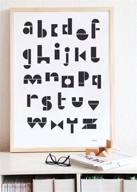 Modern Alphabet Art | Handmade Charlotte