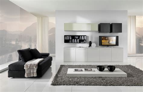 Modern Black and White Furniture for Living Room from ...