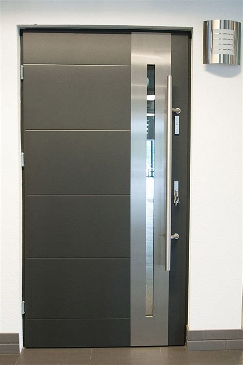 Modern Exterior Doors: Stainless Steel Modern Entry Door ...