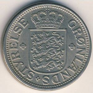 Moneda: 25 Øre  Groenlandia   1926~1967   Greenland ...