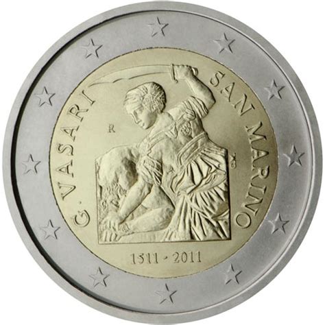 moneda conmemorativa 2 euros San Marino 2011. Est. Oficial ...