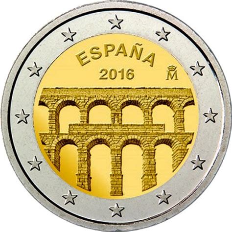 Moneda de 2€ cc España 2016 – Acueducto de Segovia ...