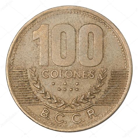 Moneda de Costa Rica Colones — Foto de stock © andrey ...