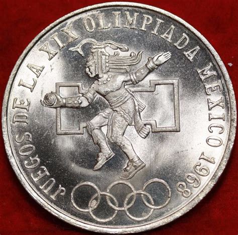 Moneda De Plata 25 Pesos Mexico . Juegos Olimpicos 1968 ...