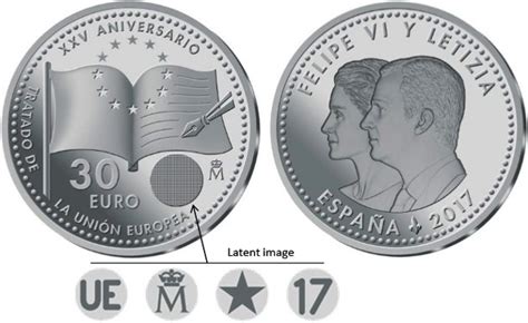 Moneda España 30€ 2017 – XXV Aniversario de la firma del ...