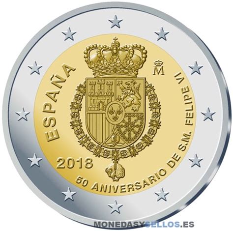 Monedas de 2 euros del Rey Felipe VI