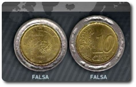 Monedas de euro falsas y otras que pueden pasar por euros ...