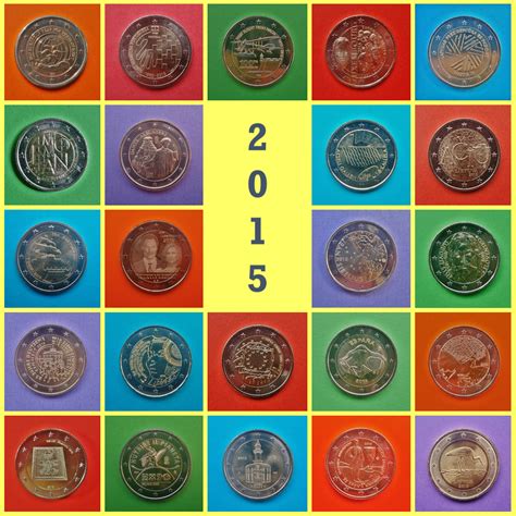 Monedas y Mundo: Monedas de 2 Euros de 2015