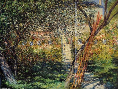 Monet s Garden at Vetheuil, Oil On Canvas by Claude Monet ...