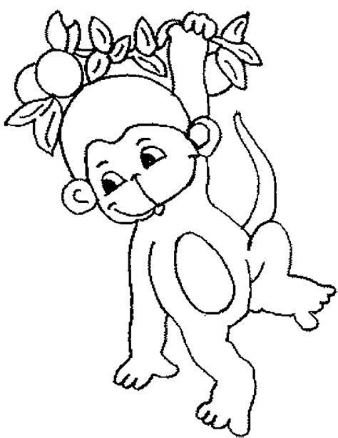 Monkey Coloring Pages | Coloring Pages To Print