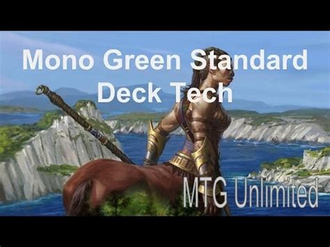Mono Green Standard Deck Tech   YouTube
