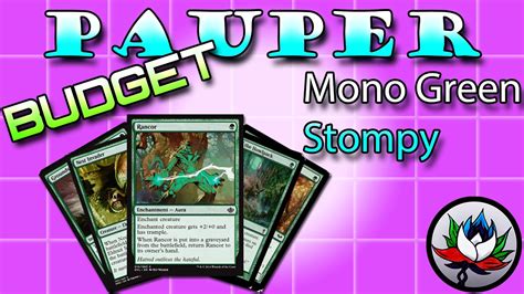 Mono Green Stompy “Budget” Pauper Deck Tech for Magic: The ...