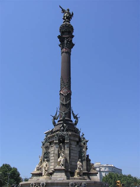 Monumento a Colón  Barcelona    Wikipedia, la enciclopedia ...