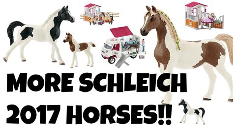 MORE SCHLEICH HORSES JULY 2017! | horzielover   YouTube