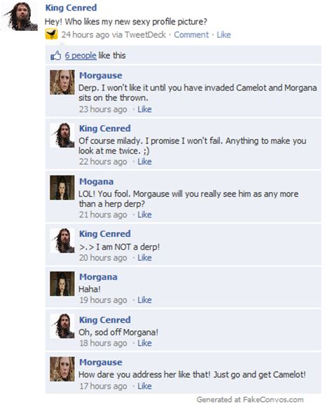 morgana,morgause and cenred on facebook   Merlin on BBC ...