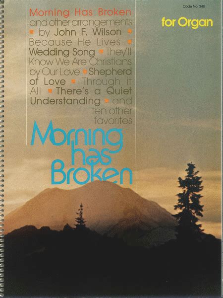 Morning Has Broken  For Piano  Sheet Music By John Wilson ...